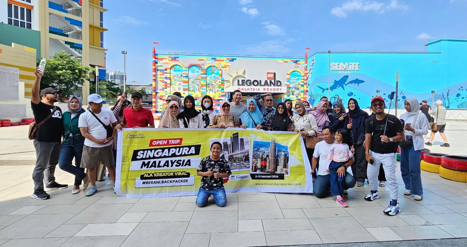 (Open trip 2 negara Berani Backpacker saat di Malaysia)